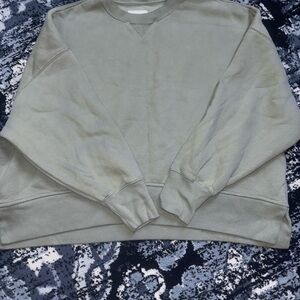 Abercrombie & Fitch Sage Green Wide Pullover